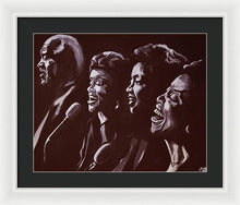 Load image into Gallery viewer, The Staple Singers - Framed Print - Melissa O&#39;Brien Art
