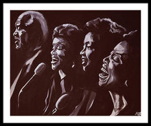 Load image into Gallery viewer, The Staple Singers - Framed Print - Melissa O&#39;Brien Art
