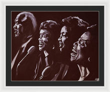 Load image into Gallery viewer, The Staple Singers - Framed Print - Melissa O&#39;Brien Art
