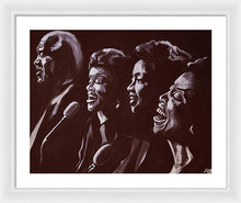 Load image into Gallery viewer, The Staple Singers - Framed Print - Melissa O&#39;Brien Art
