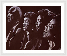 Load image into Gallery viewer, The Staple Singers - Framed Print - Melissa O&#39;Brien Art
