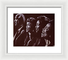 Load image into Gallery viewer, The Staple Singers - Framed Print - Melissa O&#39;Brien Art
