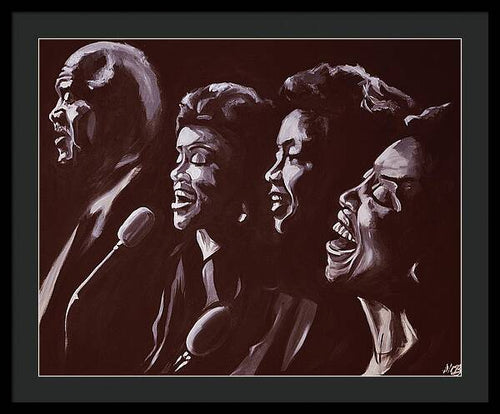 The Staple Singers - Framed Print - Melissa O'Brien Art