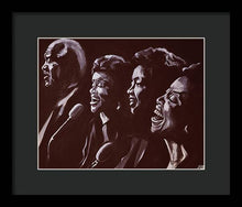 Load image into Gallery viewer, The Staple Singers - Framed Print - Melissa O&#39;Brien Art
