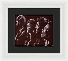 Load image into Gallery viewer, The Staple Singers - Framed Print - Melissa O&#39;Brien Art

