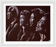 Load image into Gallery viewer, The Staple Singers - Framed Print - Melissa O&#39;Brien Art
