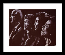 Load image into Gallery viewer, The Staple Singers - Framed Print - Melissa O&#39;Brien Art
