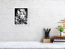 Load image into Gallery viewer, Dolly Parton Fine Art Print - Melissa O&#39;Brien Art
