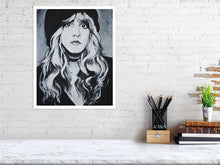 Load image into Gallery viewer, Stevie Nicks Fine Art Pint - Melissa O&#39;Brien Art
