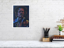 Load image into Gallery viewer, Jimi Hendrix Fine Art Print - Melissa O&#39;Brien Art
