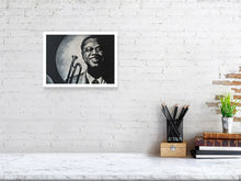 Load image into Gallery viewer, Louis Armstrong Fine Art Print - Melissa O&#39;Brien Art
