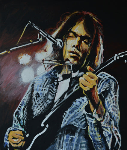 Neil Young Fine Art Print - Melissa O'Brien Art