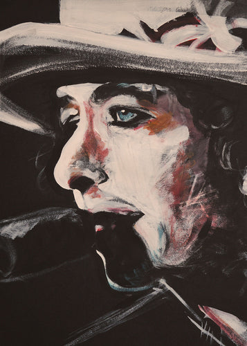 Bob Dylan Rolling Thunder Fine Art Print - Melissa O'Brien Art