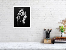 Load image into Gallery viewer, Johnny Cash Fine Art Print - Melissa O&#39;Brien Art
