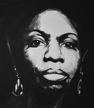 Load image into Gallery viewer, Nina Simone Portrait Fine Art Print - Melissa O&#39;Brien Art
