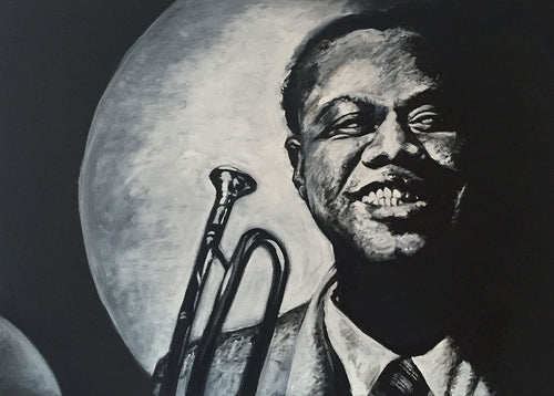 Louis Armstrong Fine Art Print - Melissa O'Brien Art