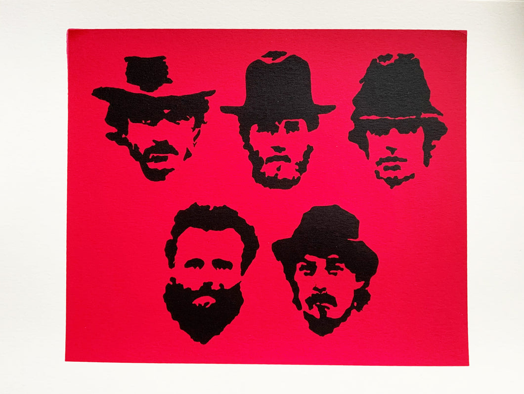 The Band Screen Print - Limited Edition of 12 - Melissa O'Brien Art