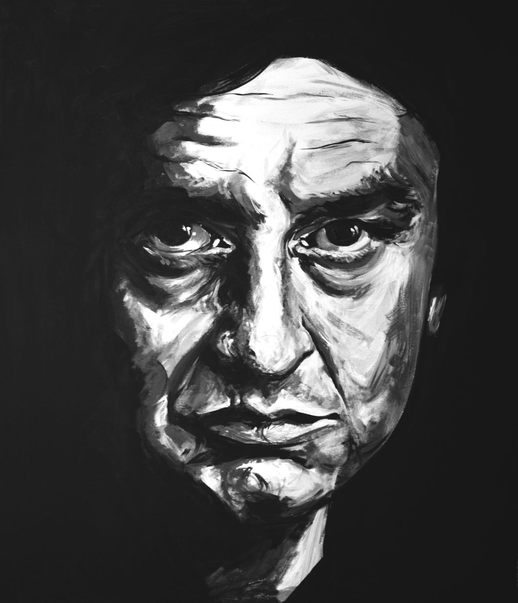 Johnny Cash Painting - Melissa O'Brien Art