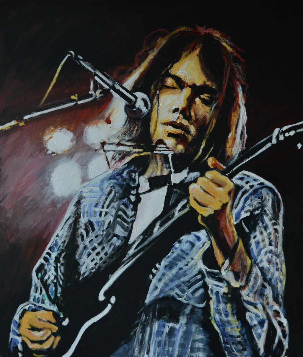 Neil Young Painting - Melissa O'Brien Art