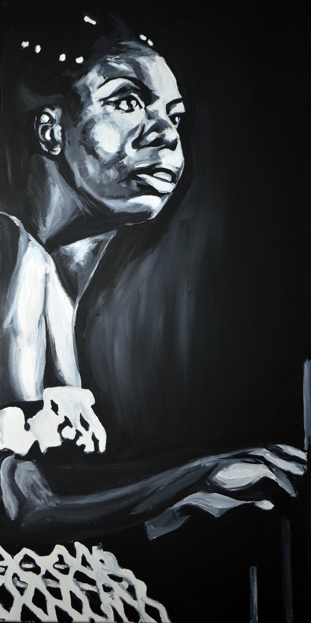 Nina Simone Painting - Melissa O'Brien Art