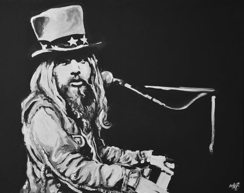 Leon Russell Fine Art Print - Melissa O'Brien Art