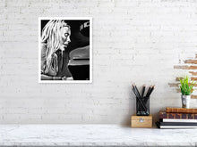 Load image into Gallery viewer, Joni Mitchell At Piano Fine Art Print - Melissa O&#39;Brien Art
