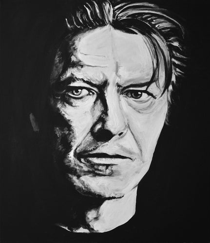 David Bowie Portrait Fine Art Print - Melissa O'Brien Art