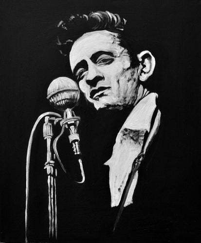 Johnny Cash Fine Art Print - Melissa O'Brien Art